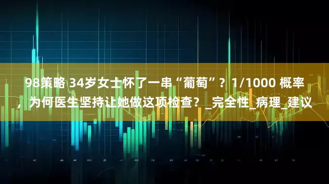 98策略 34岁女士怀了一串“葡萄”？1/1000 概率，为何医生坚持让她做这项检查？_完全性_病理_建议