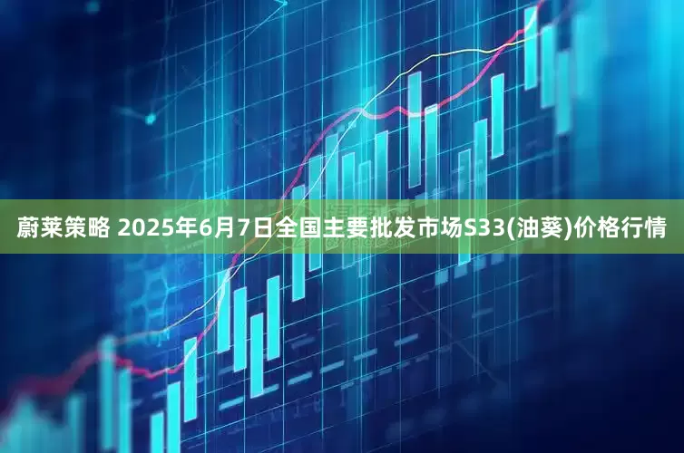 蔚莱策略 2025年6月7日全国主要批发市场S33(油葵)价格行情